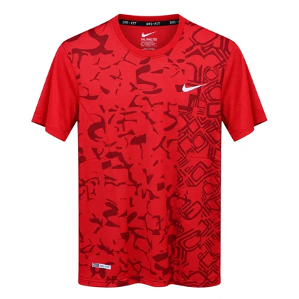 تیشرت ورزشی مردانه نایک مدل Dri Fit-7042 قرمز