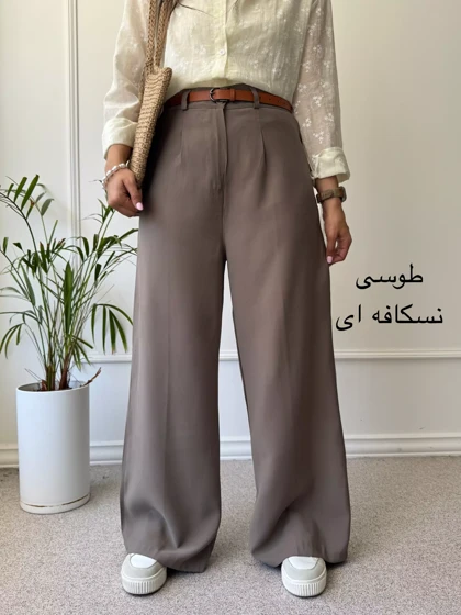 شلوار زنانه کتان سیلک آرام | استایل تو