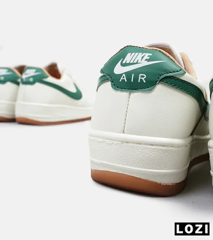 کفش کتانی بزرگ پا کرم سبز نایک NIKE AIR FORCE مدل 4590