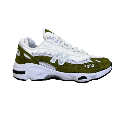 کتانی اسپرت مردانه مدل نیوبالانس 1000 Newbalance رنگ سفید سبز کد 51364
