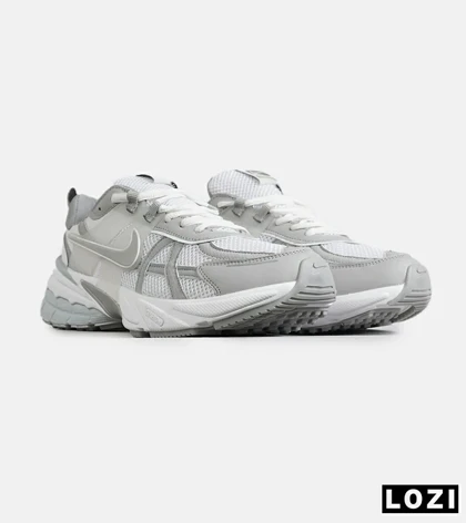 کفش کتانی مردانه و زنانه سفید طوسی Nike cushlon مدل 7795
