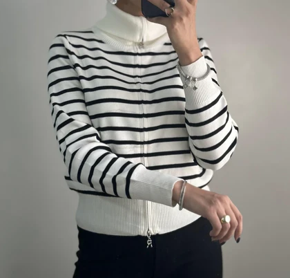 بافت جلو زیپ‌دار