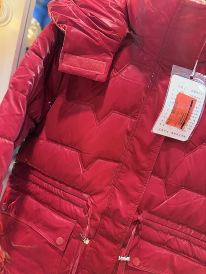 کاپشن بلند شمعی وارداتی801