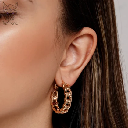 گوشواره حلقه‌ای ژوپینگ کارتیر بیگ چین