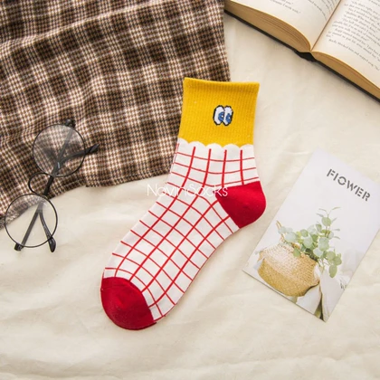 جوراب ساق‌دار قرمز1186