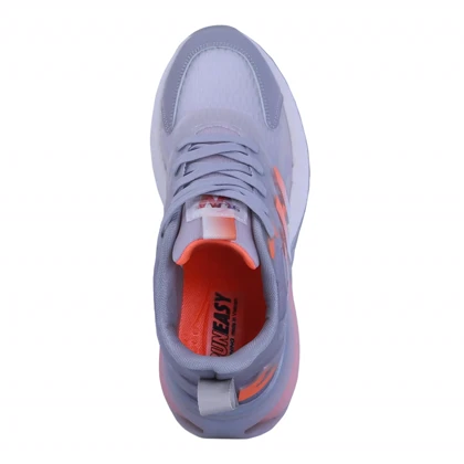 کتانی زنانه مدل آدیداس_ طوسی نارنجی کد 6347