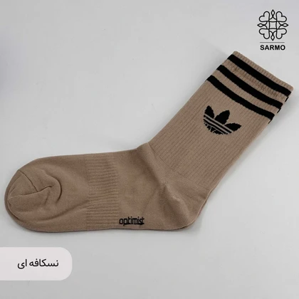 جوراب طرح آدیداس ساق بلند