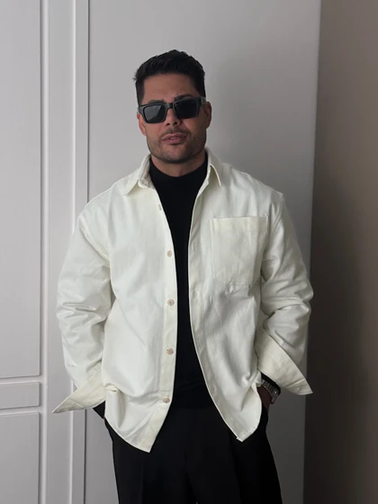 پیراهن کتان پاییزی