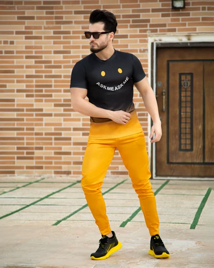 ست تیشرت و شلوار مردانه مدل Askme