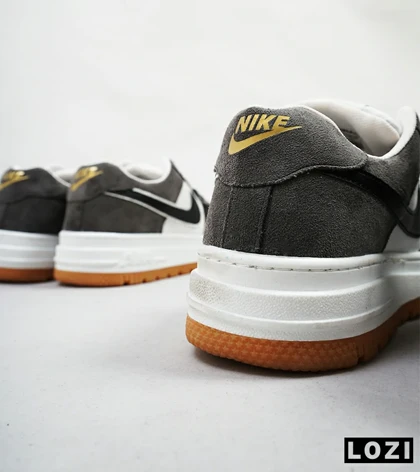 کفش کتانی بزرگ پا مشکی طوسی نایک NIKE AIR FORCE مدل 4775