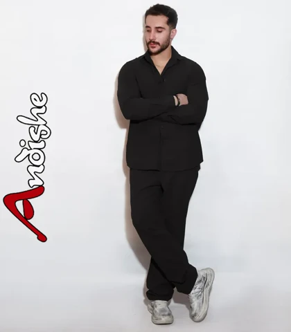 پیراهن شلوار کتان ادریس