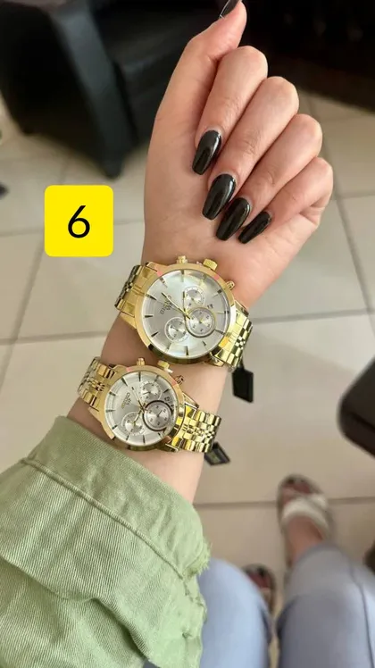 ست و تک ساعت زنانه مردانه سه موتوره سیکو VIP