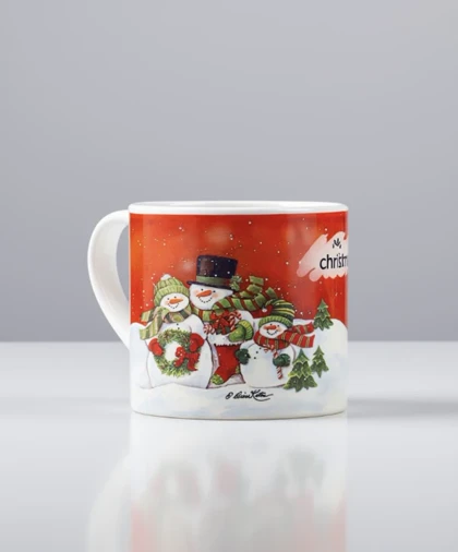 ماگ سرامیکی دسته دار طرح کریسمسی