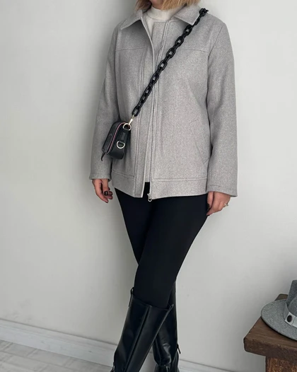 جکت فوتر Blanco (طوسی)