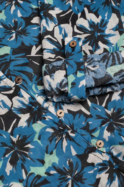 شومیز جلو گره دار نخی - 3161