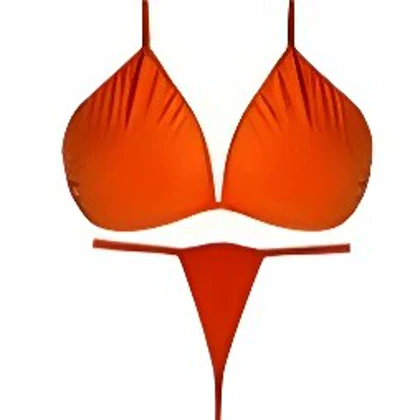 ست شورت وسوتین رنگ نارنجی