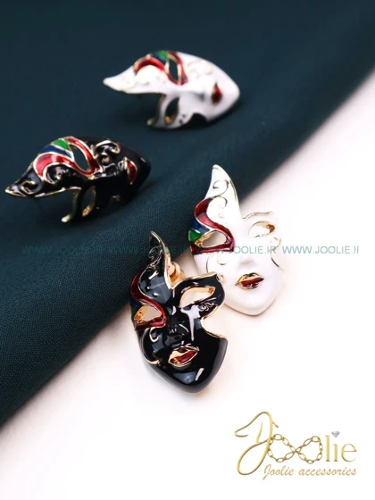 گوشواره زنانه مدل نقاب کد E1144