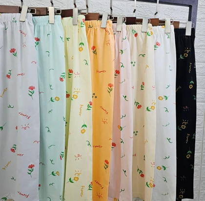 شلوارک راحتی گل