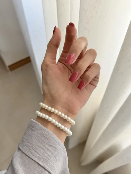 ست گردنبند و دستبند مرواریدی