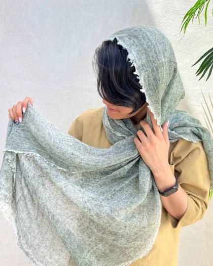 شال کنفی آبرنگی دورریش وارداتی 4437