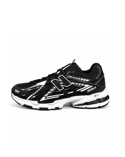 کتانی مردانه نیوبالانس 1906مشکی سفید 2 New BALANCE 1906A