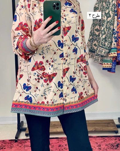 تونیک طرح‌دار پایین حاشیه