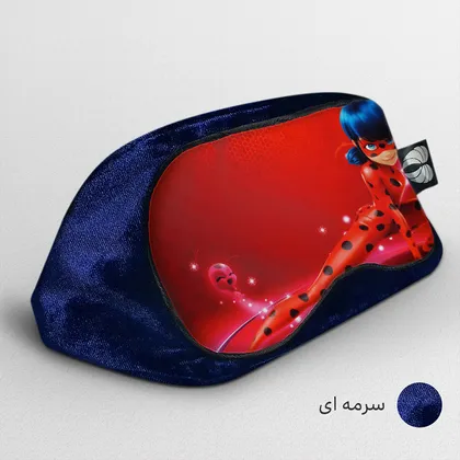چشم بند بچگانه کاوا ماسک مدل دختر کفشدوزکی کد6