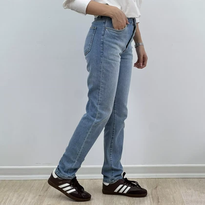 شلوار جین مام فیت 1007493