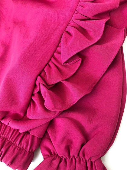 شومیز شلواردم پا چاک‌دار دخترانه