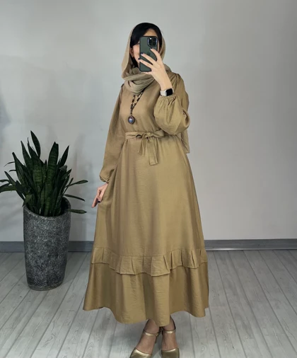 پیراهن مانتویی دل آرا 1