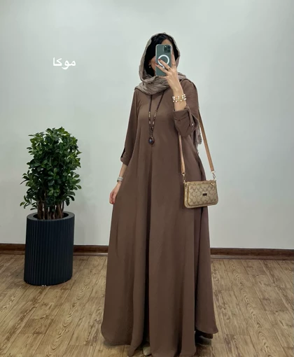 پیراهن مانتویی بلند دلفان 1