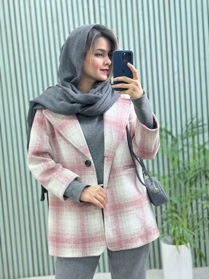 پالتو کتی آستردار پشمی