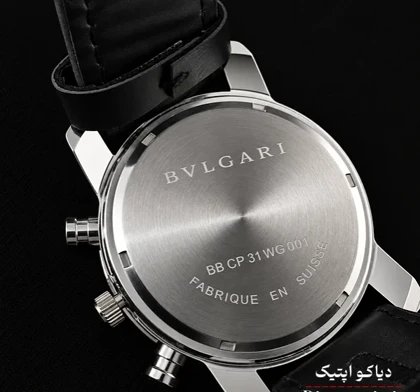 ساعت مچی مردانه سه موتور برند بولگاری مدل DO1346 چرمی