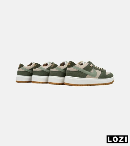 کفش کتانی مردانه سبز کرم نایک NIKE SB