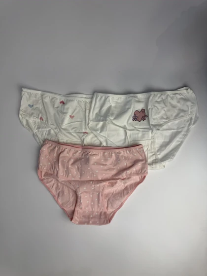 پک 3 تایی شورت زنانه نخ پنبه‌اینچی