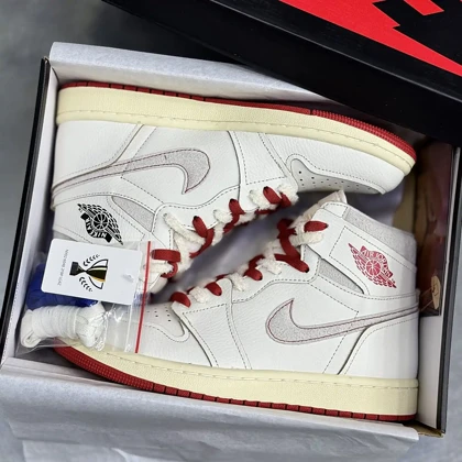 کفش نایک ایر جردن وان ساق‌دار دوبندی Nike Air Jordan 1 High Double Lace