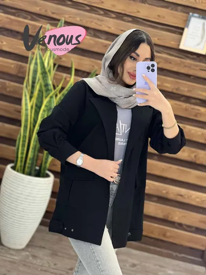 مانتو لینن آستین پیله