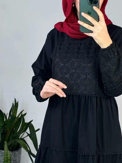 پیراهن مانتویی نیلسا