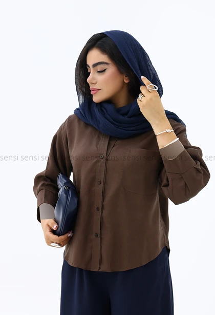 شومیز زنانه لینن مارینا کد1006235