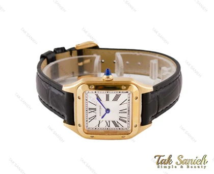 ساعت کارتیر سانتوس دومونت زنانه طلایی Cartier-3662-L