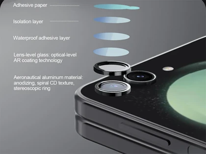 محافظ لنز زد فلیپ 5 نیلکین Nillkin CLRFilm Camera Tempered Glass Samsung Galaxy Z Flip5