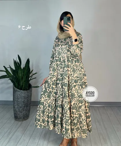 پیراهن طرحدار مزونی46