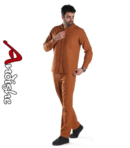 پیراهن شلوار کتان ادریس