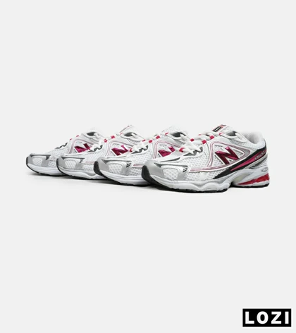کفش کتانی مردانه و زنانه سفید سرخابی NEW BALANCE 1064 مدل 5623