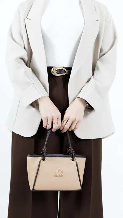 کیف رومی گوشه ای پارچه دار