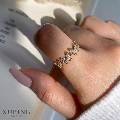 انگشتر حلقه پروانه ژوپینگ 03052