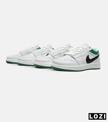 کفش کتانی مردانه سفید مشکی سبز NIKE SB dunk Low Pro مدل 5474