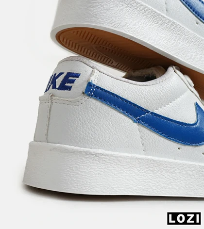 کفش نایک مردانه و زنانه سفید آبی Nike Blazer Low 77