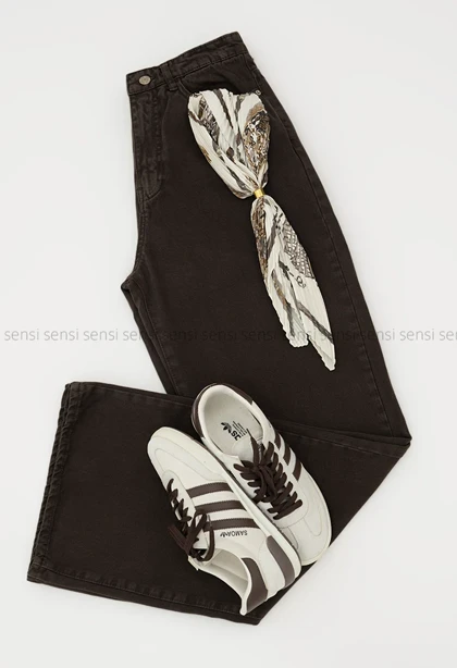 شلوار جین بگ رنگی کد1005742