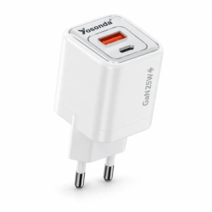 شارژر یوسوندا Yosonda مدل Y-G30 توان 25 وات دو پورت